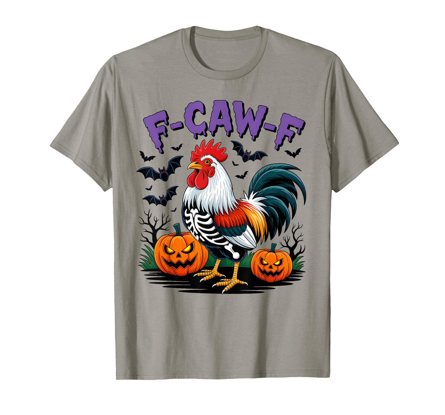 F-Caw-F Funny Quote Rooster Meme Chicken Halloween Costume T-Shirt