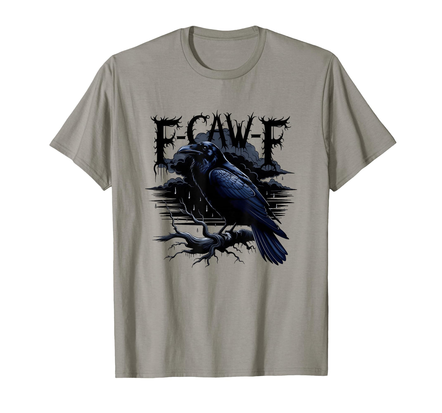 Funny F-caw-f Shirt Crow Halloween f-caw-f T-Shirt