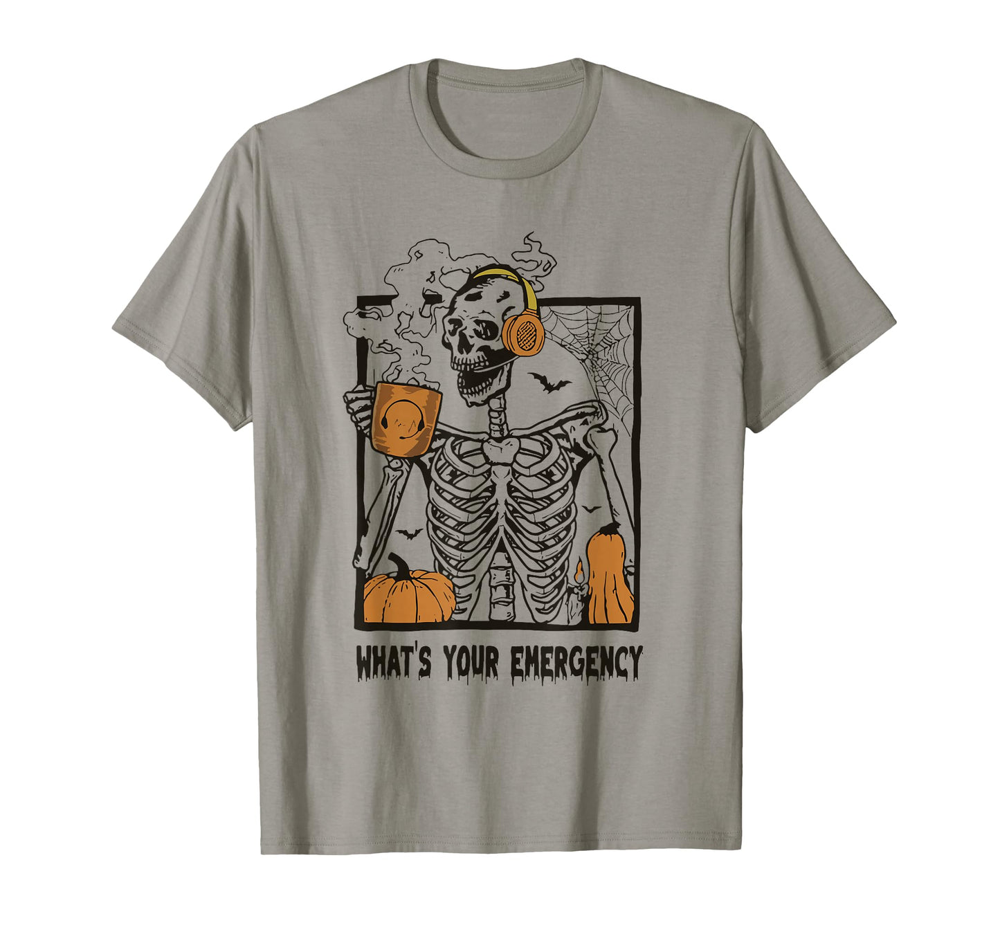 What's Your Emergency Halloween Skeleton 911 Dispatcher T-Shirt