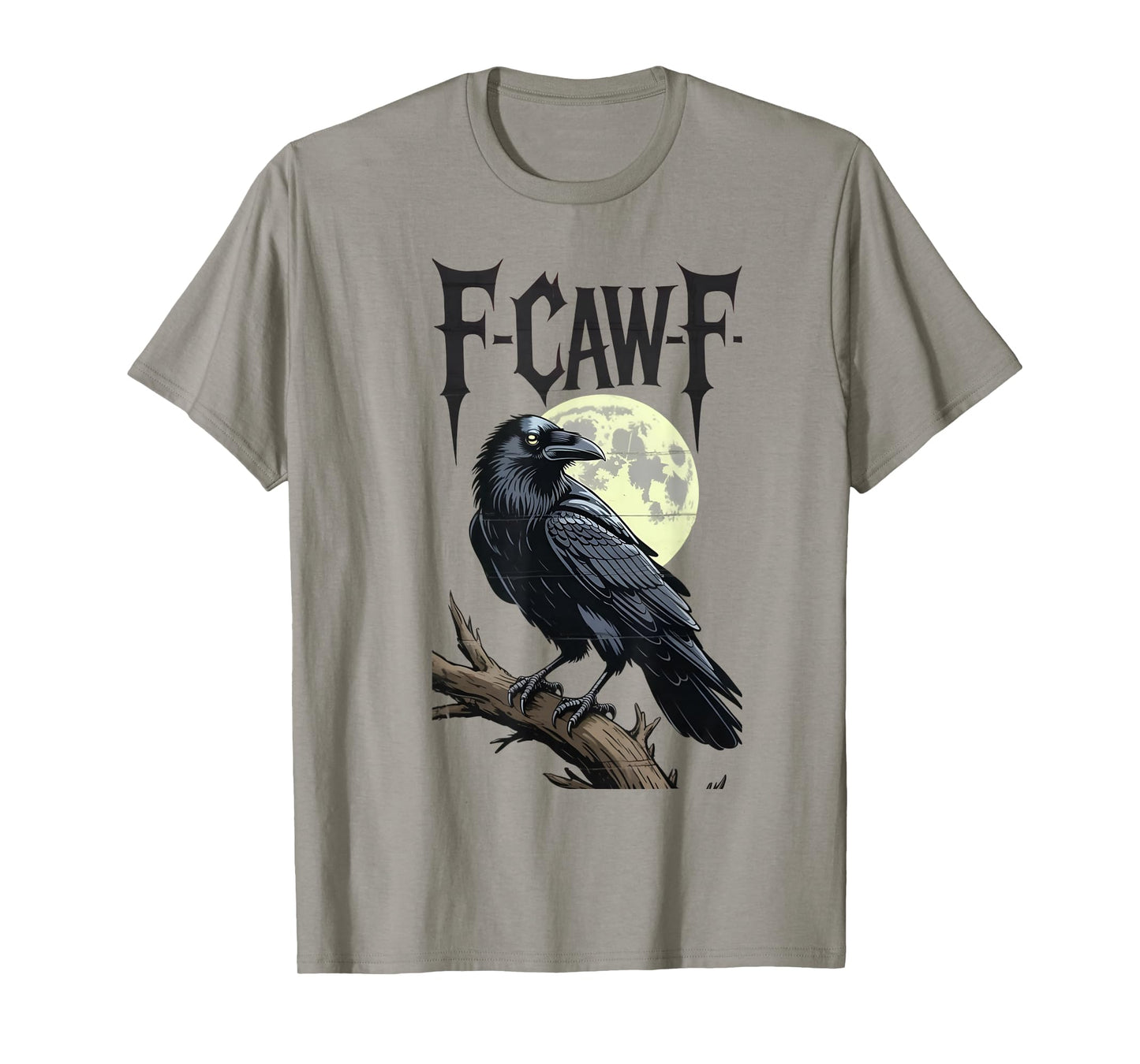 F-Caw-f Crow Retro T-Shirt