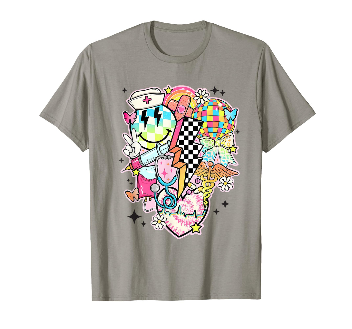 Women Nurse Tee Nurses Week Coquette Bow School Nurse Day T-Shirt