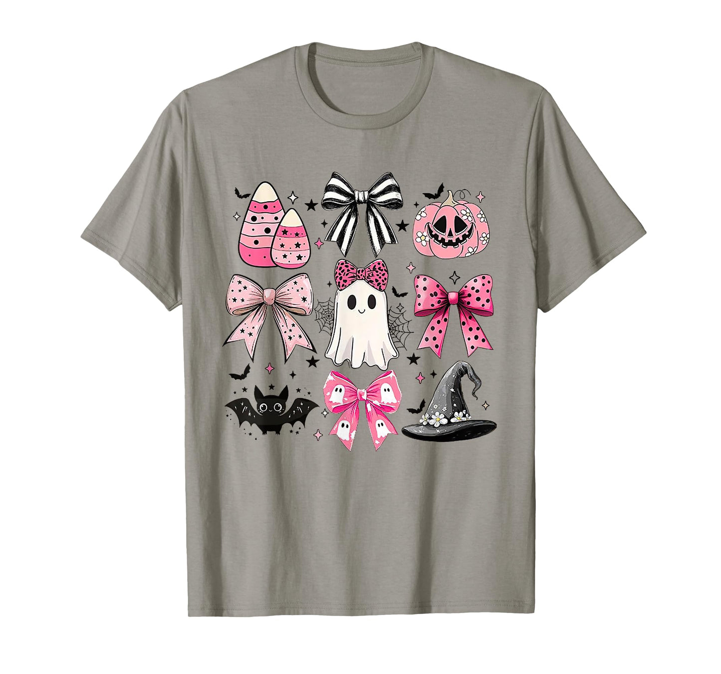 Halloween Costume Ghost Boo Funny Coquette Bow T-Shirt