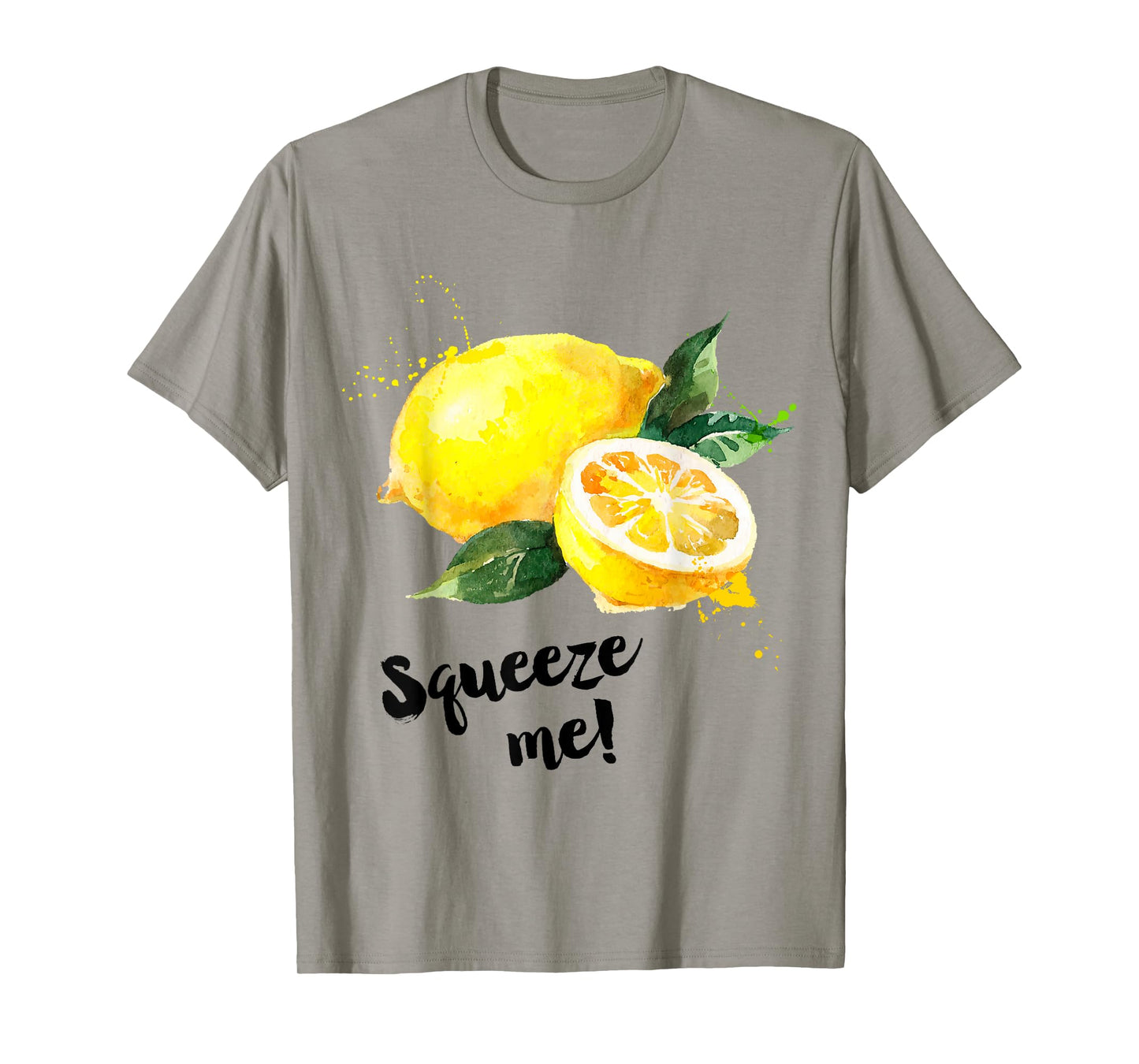 Funny Saying Fruit Illustration Print | Squeeze Me | Lemon T-Shirt