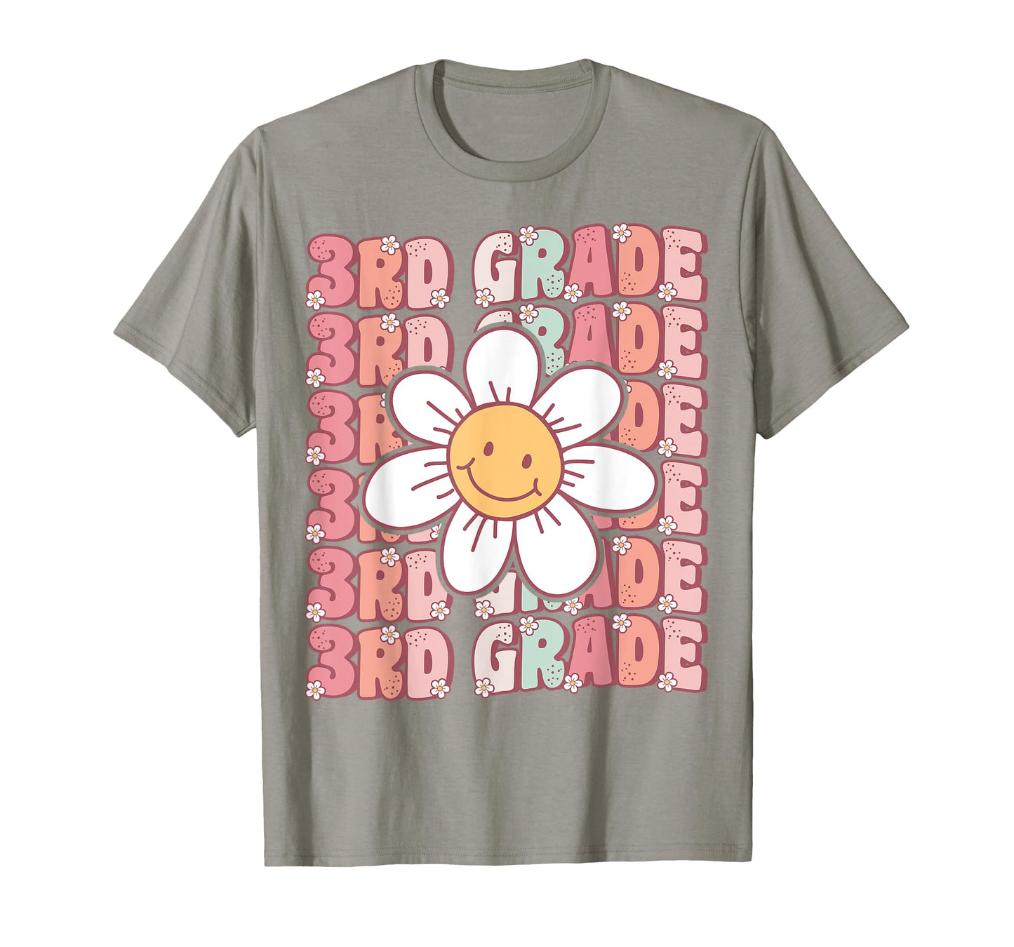 70s Groovy 3rd Grade Back To School First Day of Third Grade T-Shirt