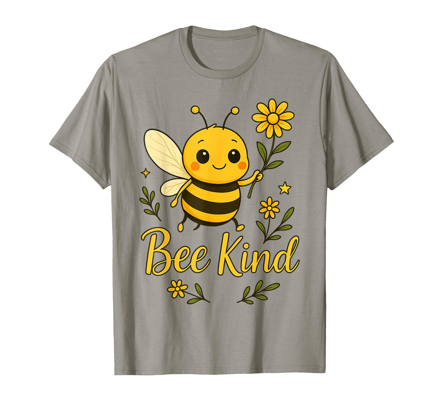 Bee Kind Cute bee with Flower Kindness T-Shirt