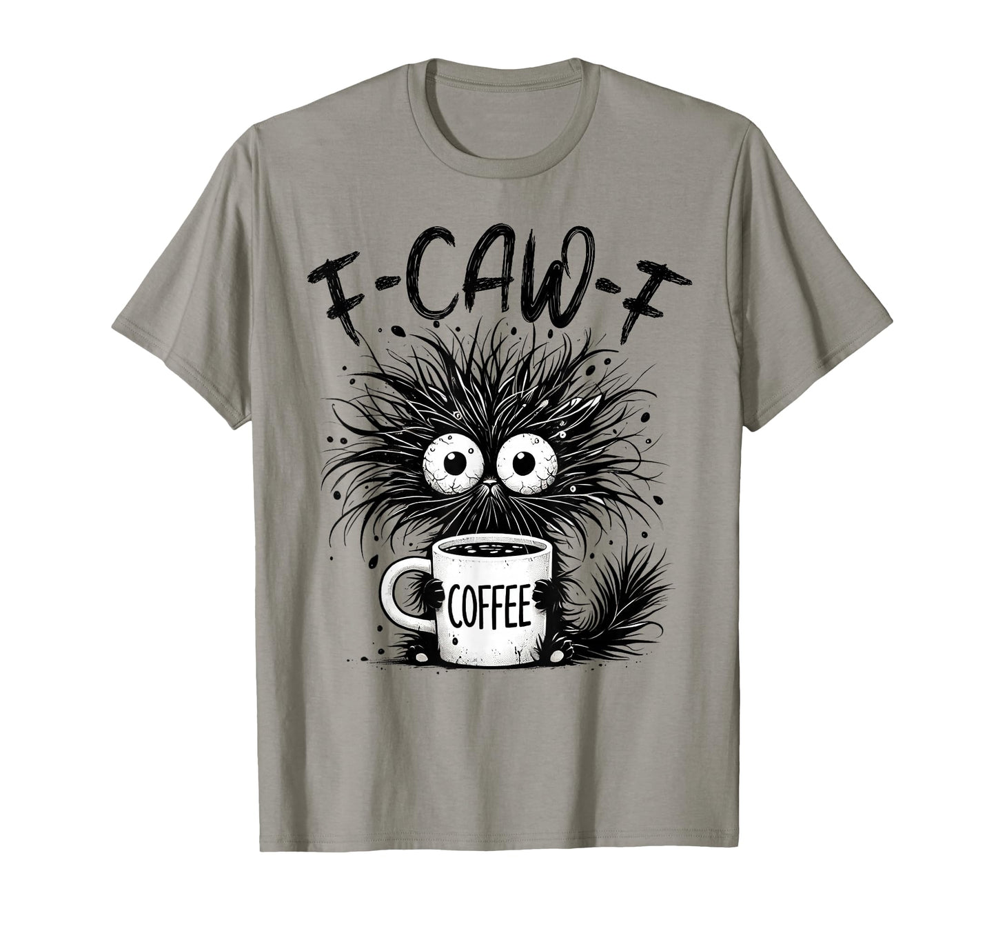 Funny F-Caw-F Cat FCAWF Chicken Crow Meme Funny Humor FCAWF T-Shirt