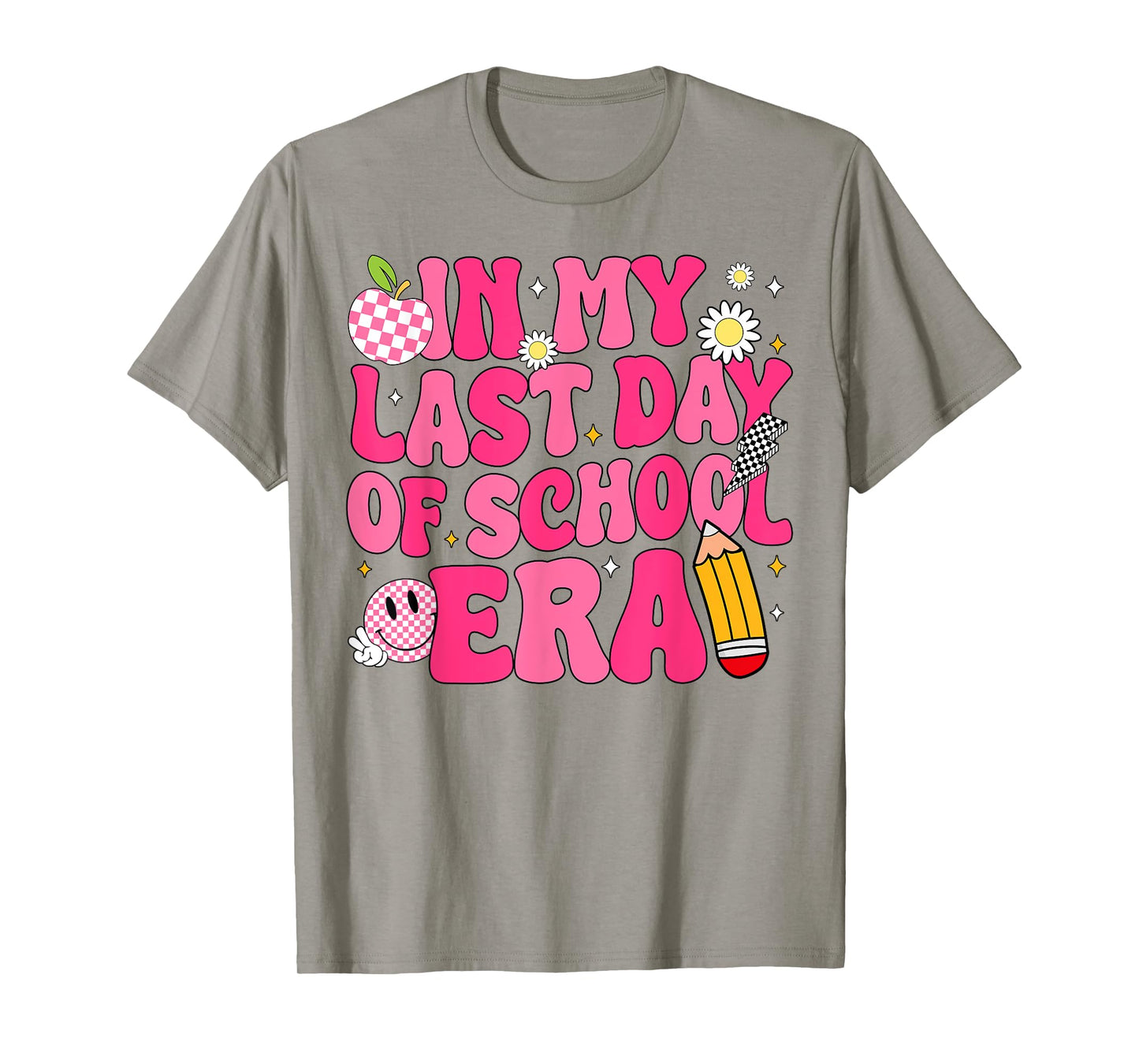 In My Last Day Of School Era Teacher Boys Girls Hello Summer T-Shirt