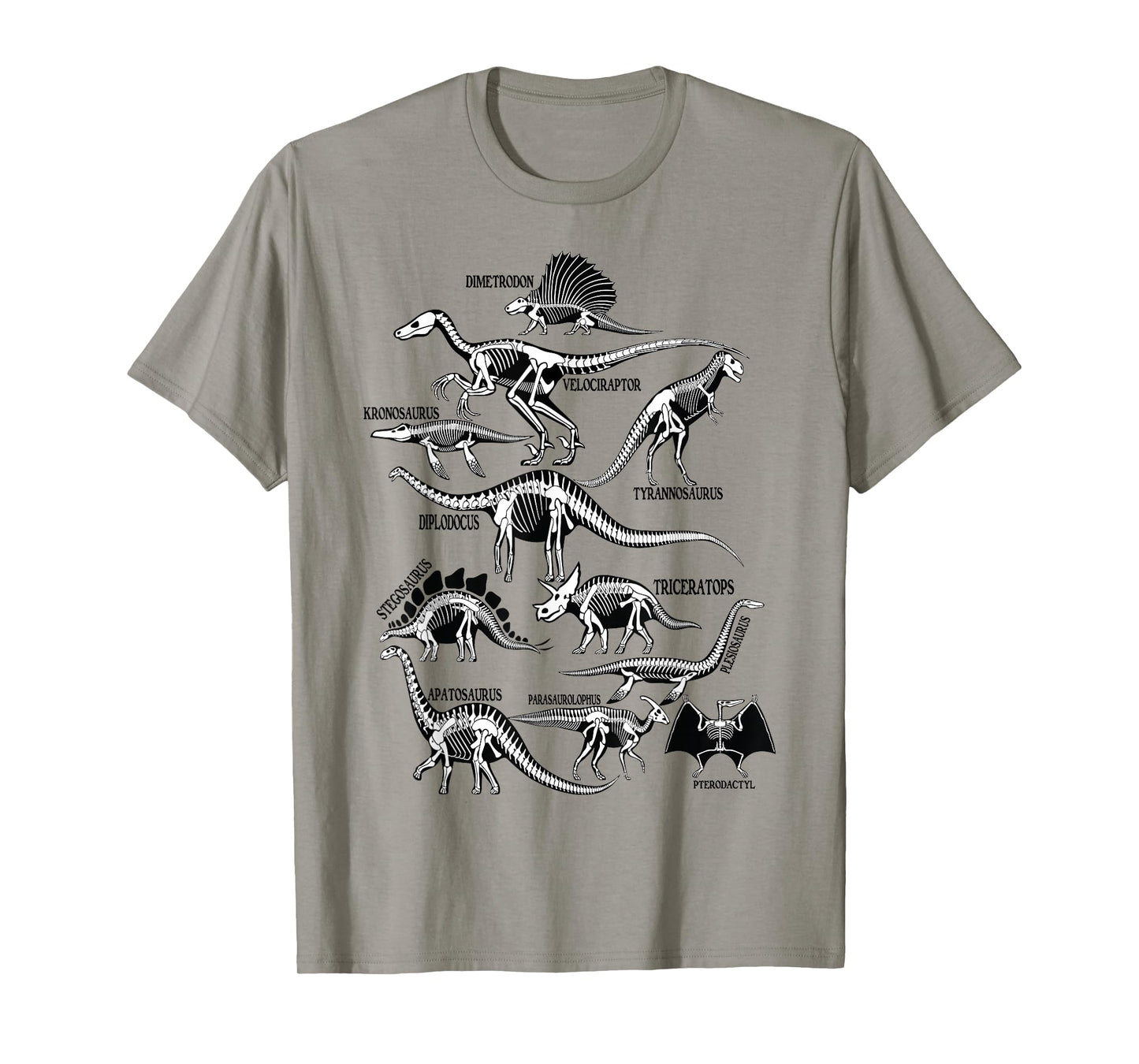 Types of Dinosaur Dinosaurs Lovers Dinosaurs Paleontology T-Shirt