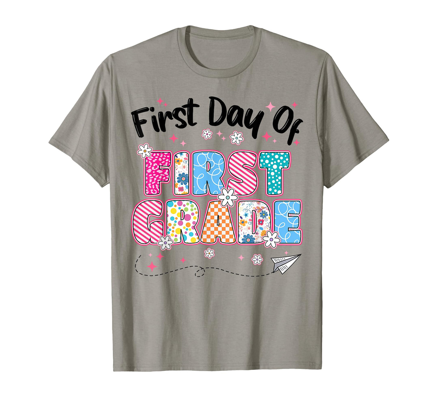 First 1st Day Of First Grade Back To School Teachers Girls T-Shirt