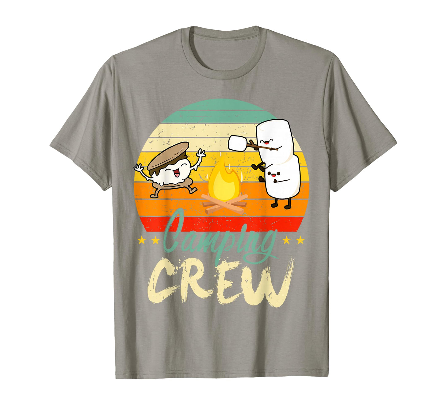 Funny Smore Camping Crew Family Camper Kid Boy Women Toddler T-Shirt