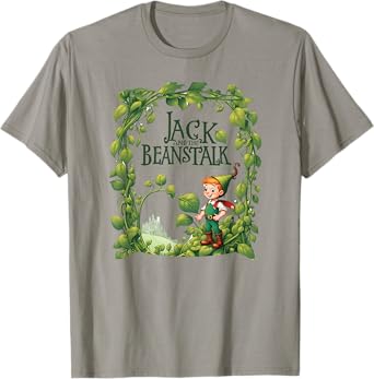 Jack and The Beanstalk Children's Book Cover T-Shirt