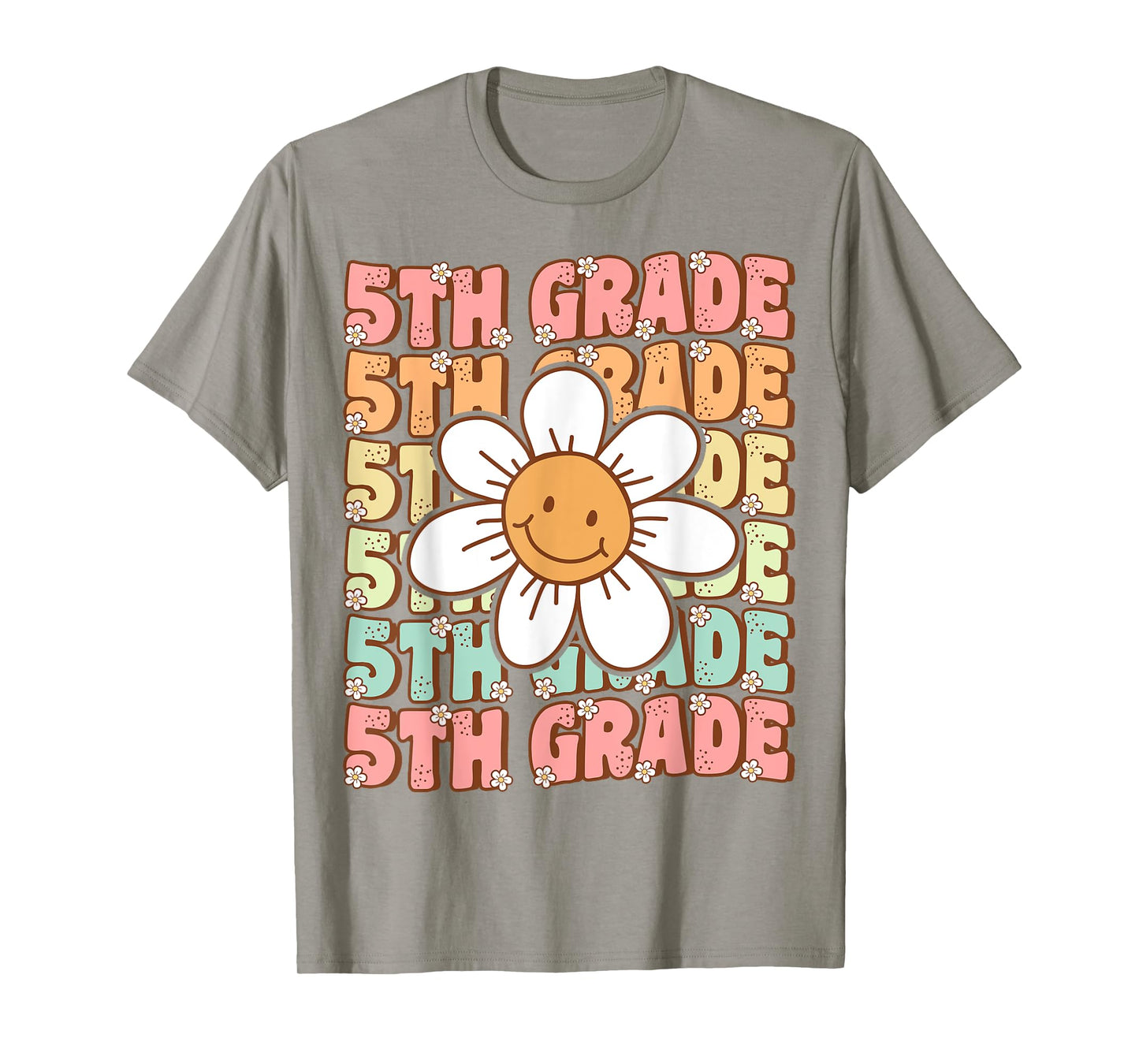 Groovy 5th Grade Back To School First Day of Fifth Grade T-Shirt