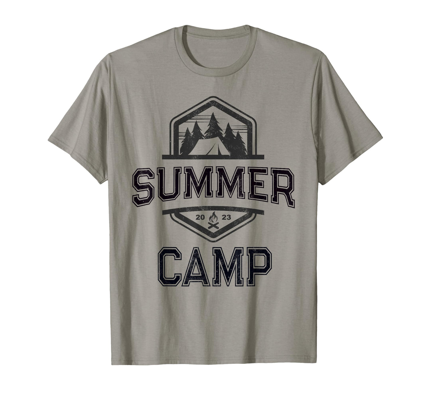 Cute SUMMER CAMP Director Counselor Camping Host Crew Yellow Men Women Kids T-Shirt