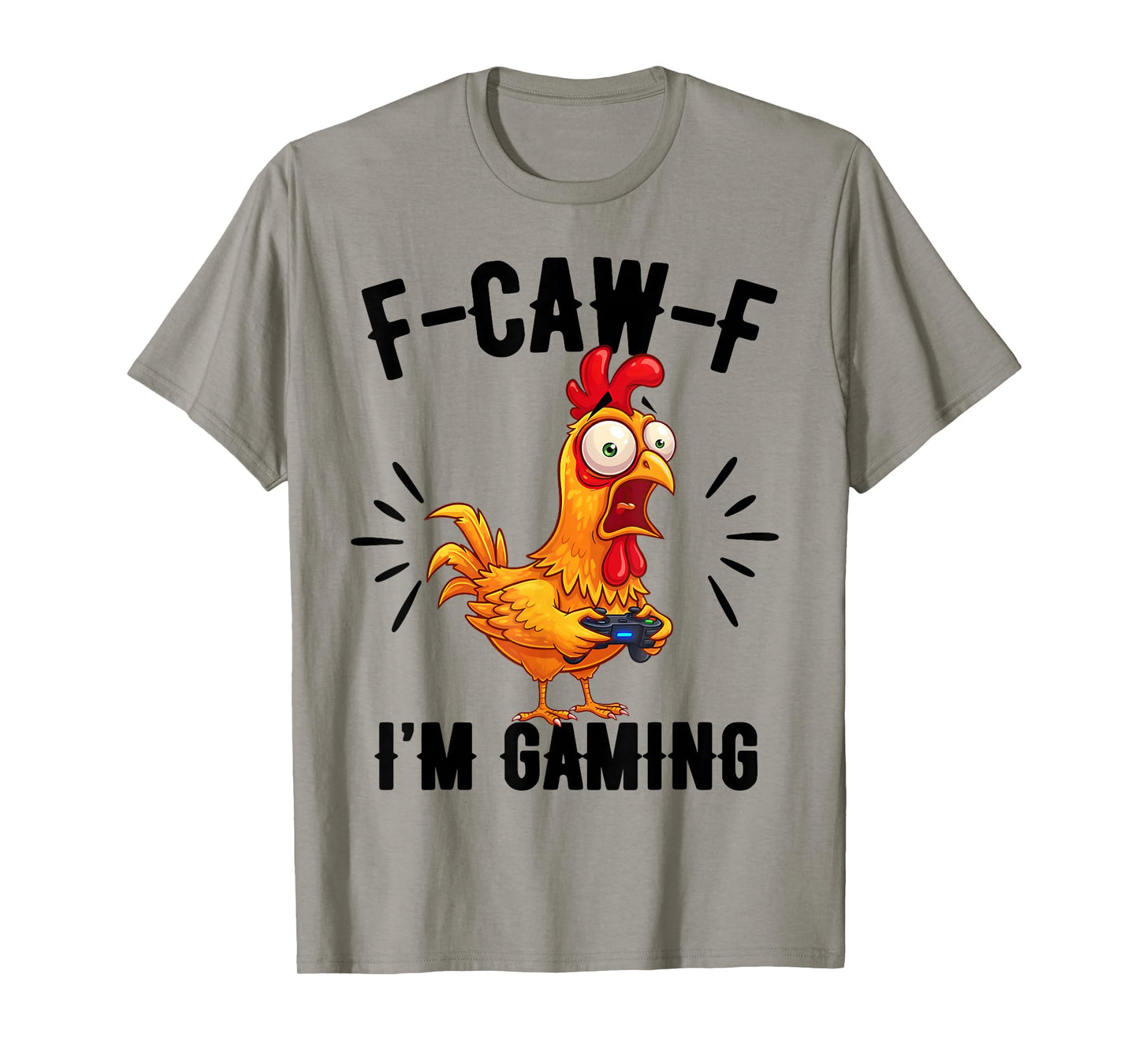 FCAWF Funny Farm Animal Humor for Bird Lovers Rooster Gaming T-Shirt