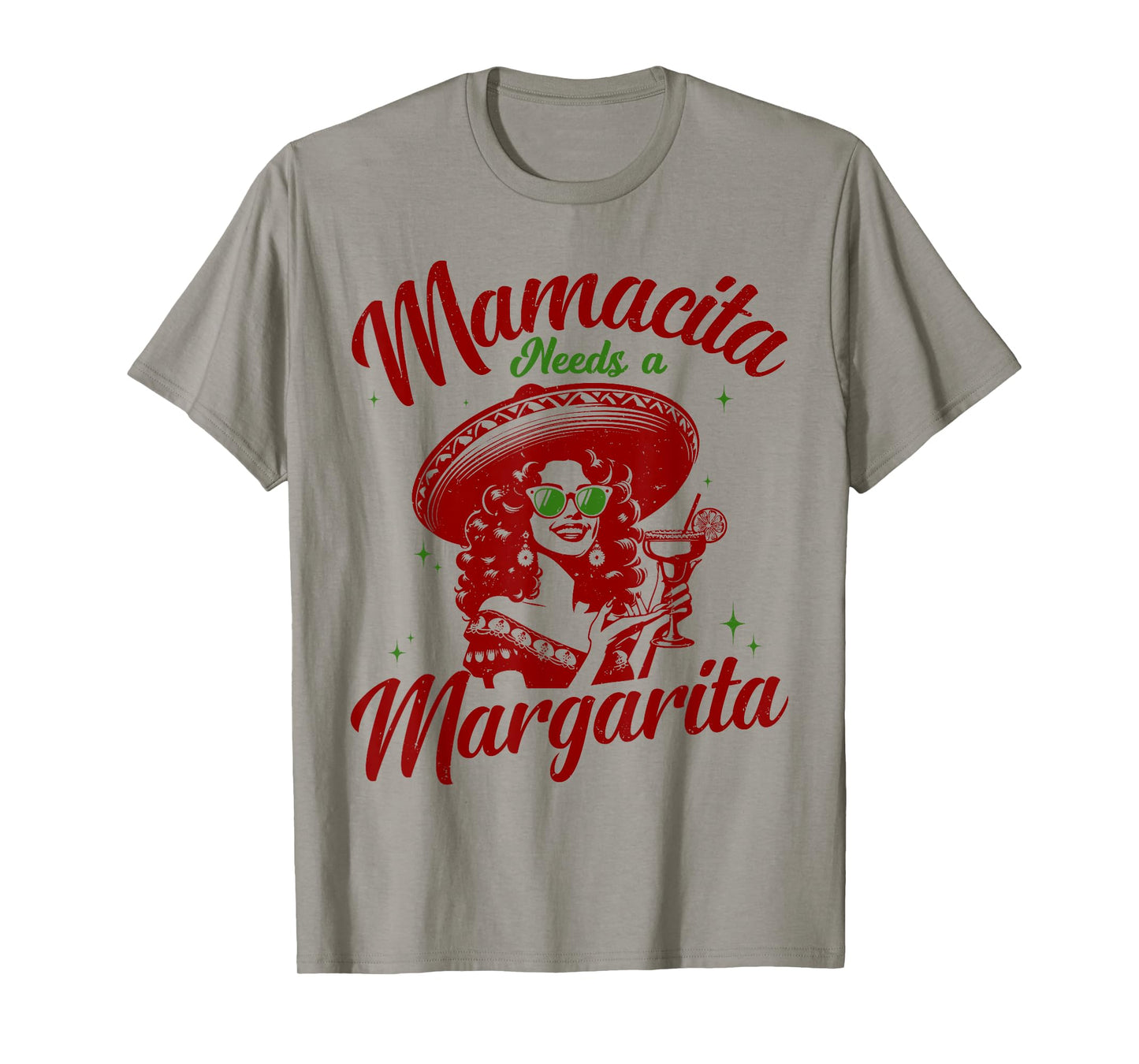 Mamacita Needs A Margarita Cinco de Mayo Funny Womens T-Shirt