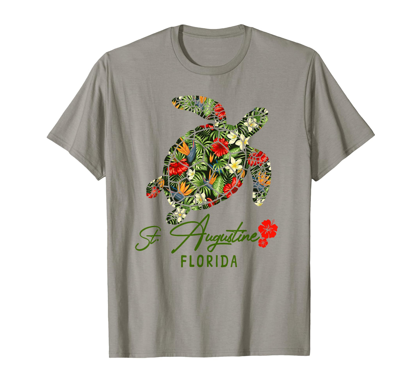 St. Augustine Tropical Sea Turtle Florida for Men and Women T-Shirt