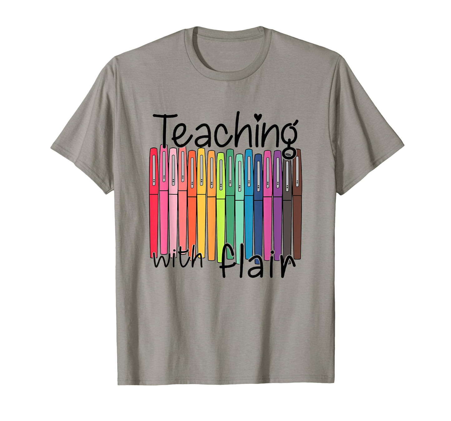 Teaching With Flair Preschool Teacher First Day Of School T-Shirt for Men Women Girls Kids