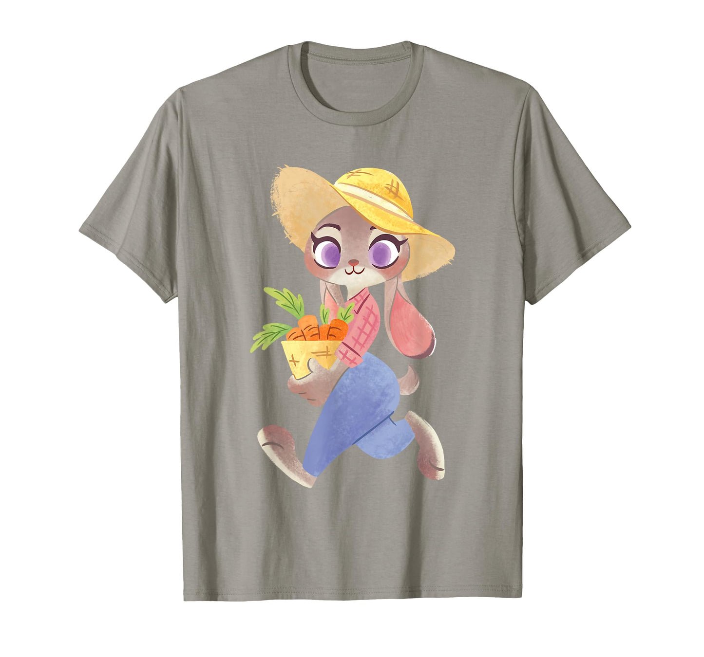 Disney Zootopia Judy Hopps Farm Outfit Picking Up Carrots T-Shirt