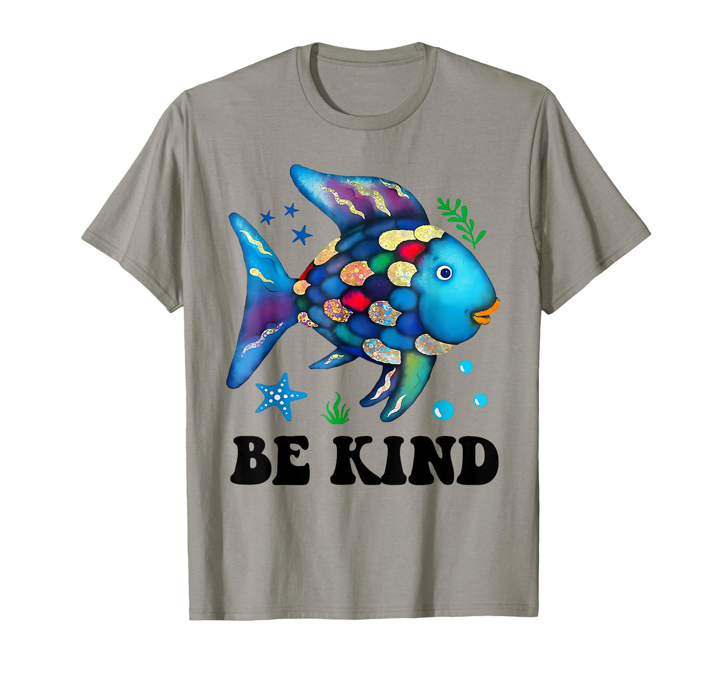 Be Kind Rainbow Fish Teacher Life Teacher Back To School T-Shirt