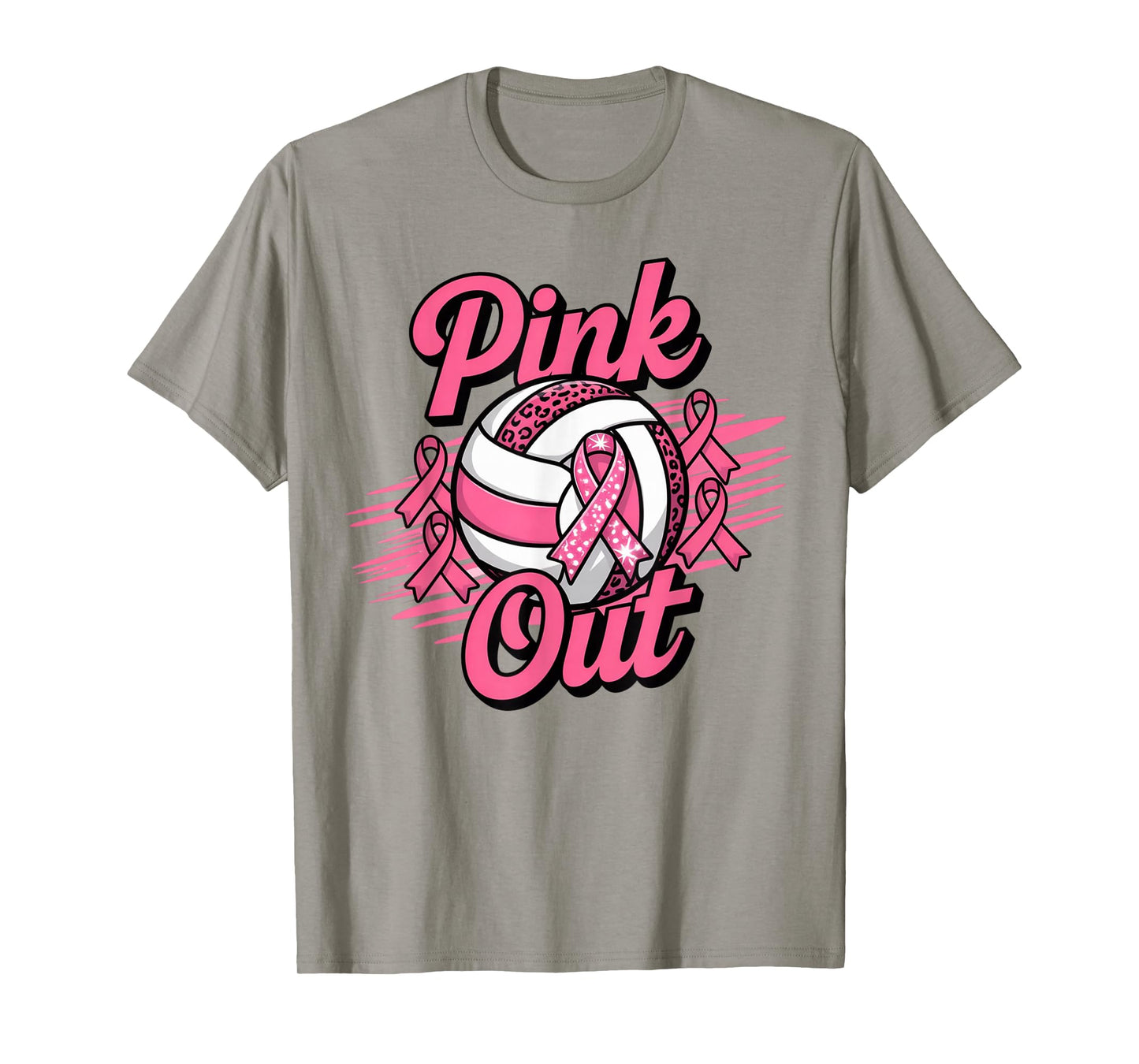 Pink Out Volleyball T-Shirt