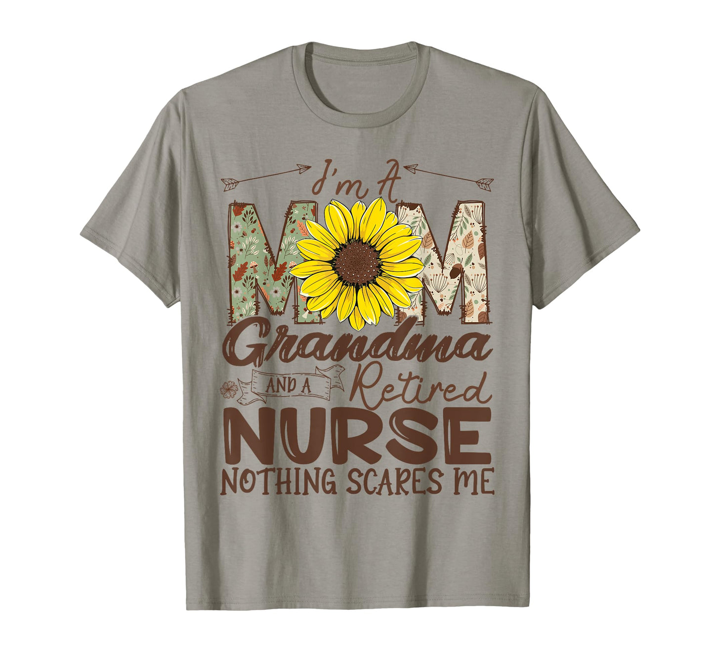 I Am A Mom Grandma And A Retired Nurse Retirement Womens T-Shirt