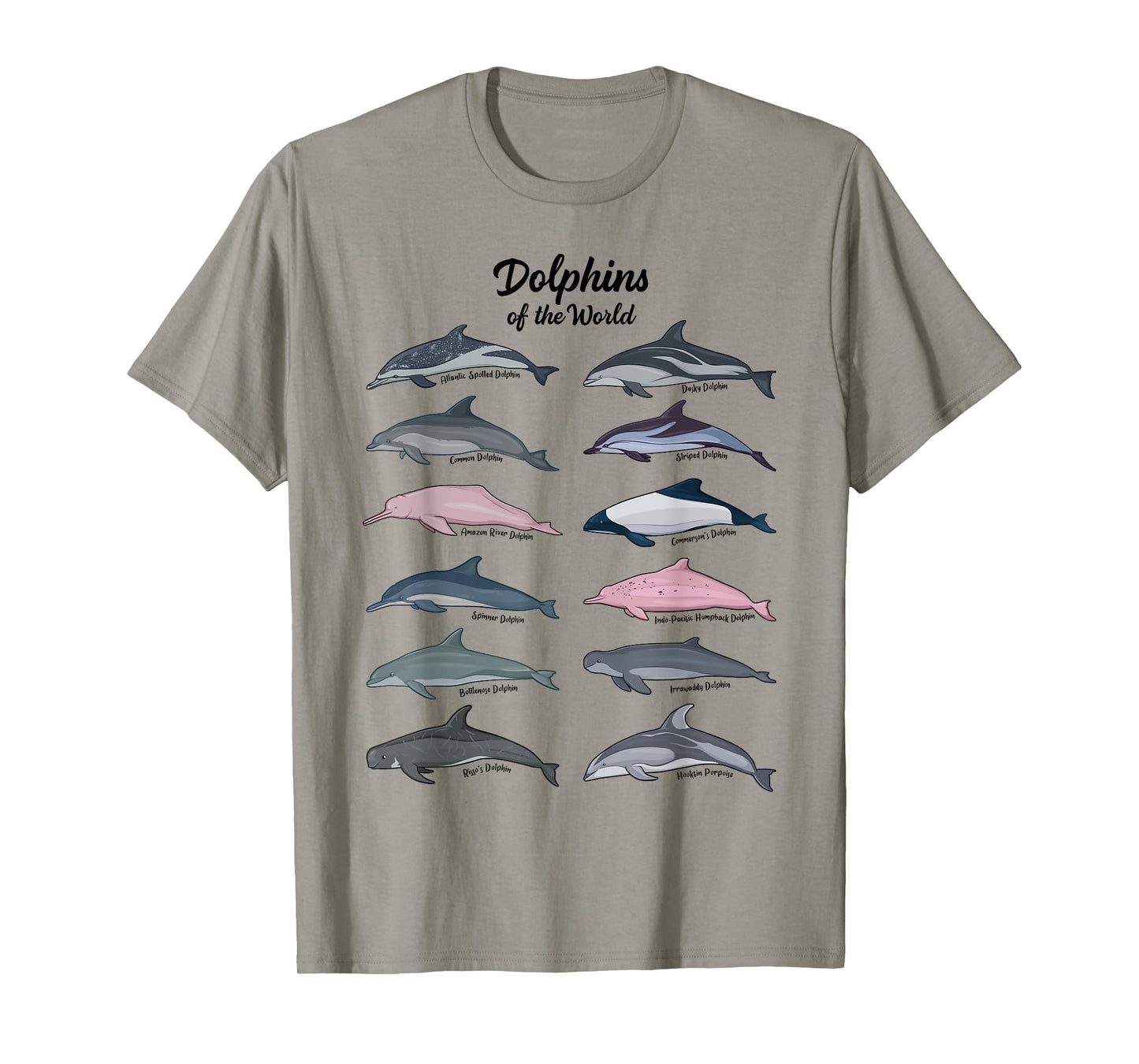 Dolphin species - Dolphins of the world T-Shirt