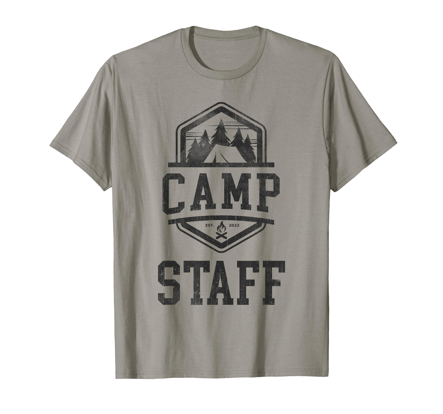 Vintage CAMP STAFF Crew Summer Counselor Campground Director T-Shirt