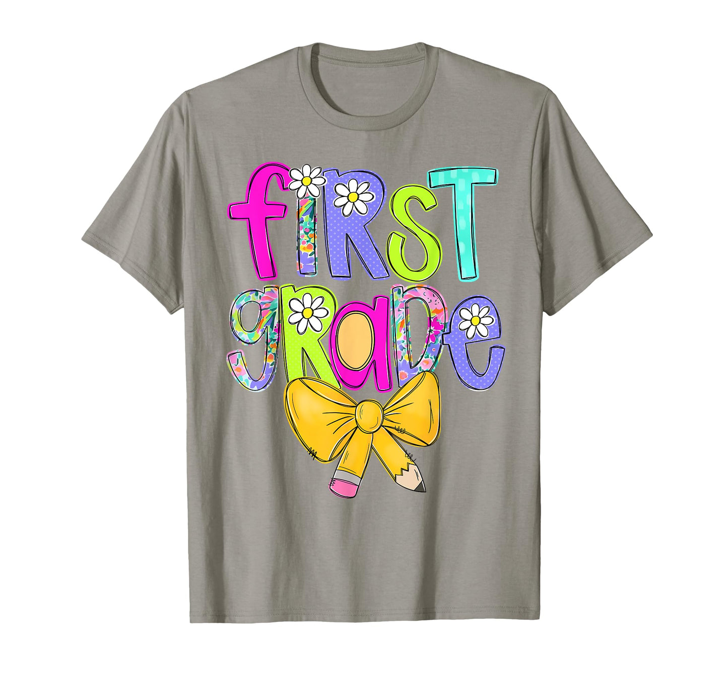 First Grade Coquette Bow Back To School First Day Of School T-Shirt
