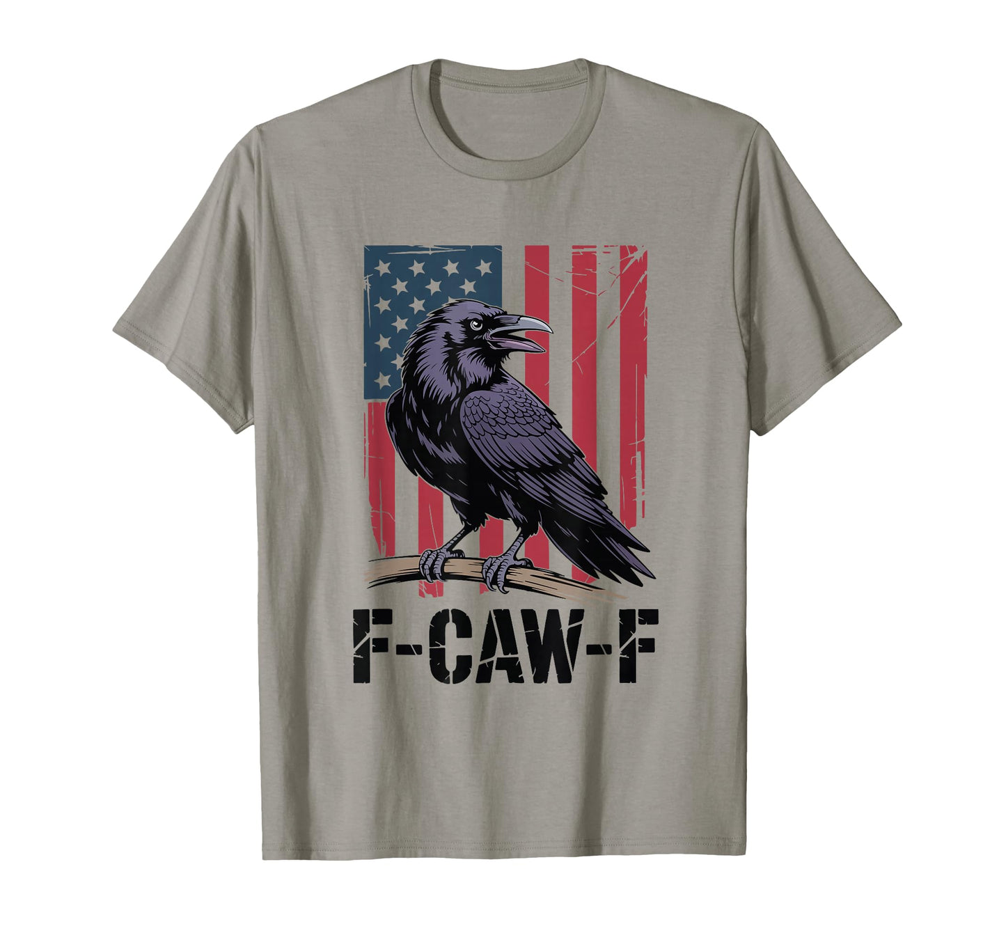 Funny F-Caw-F Crow FCAWF Crow USA T-Shirt