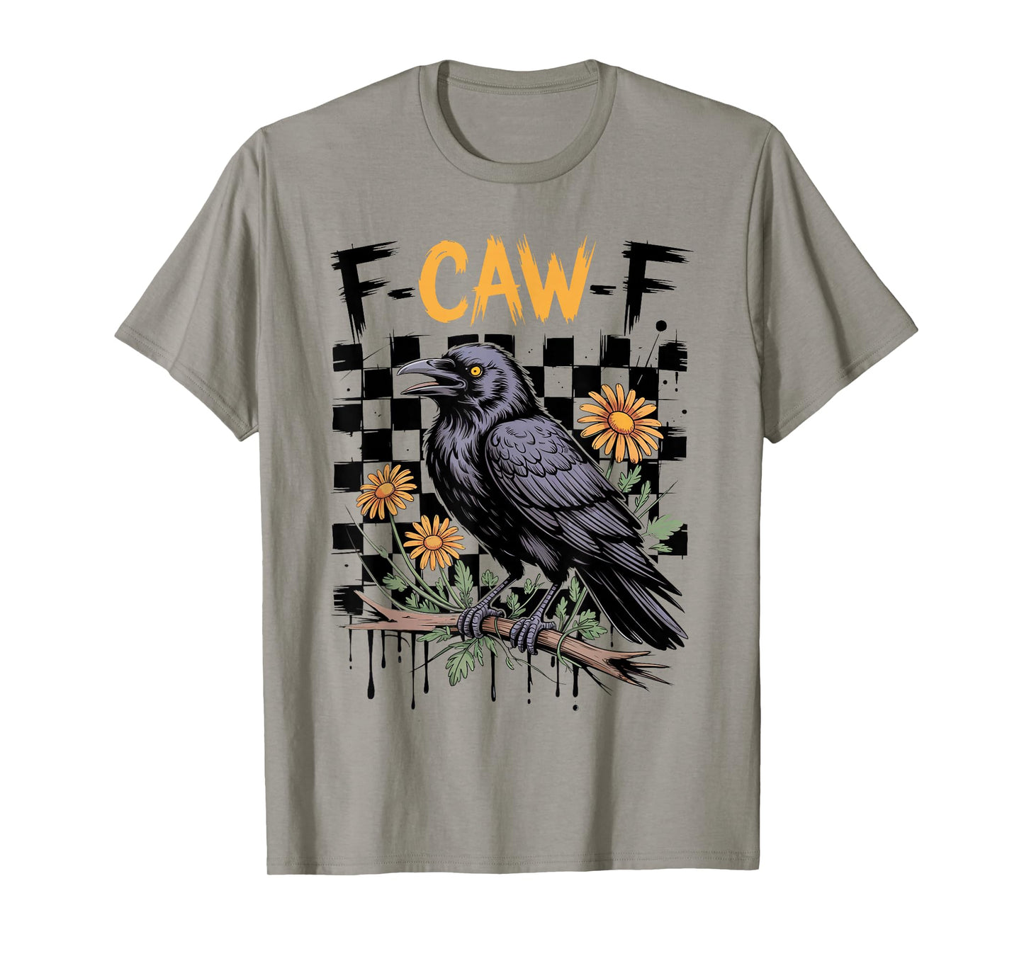F-Caw-F Black Crow Funny Bird Lovers Halloween T-Shirt
