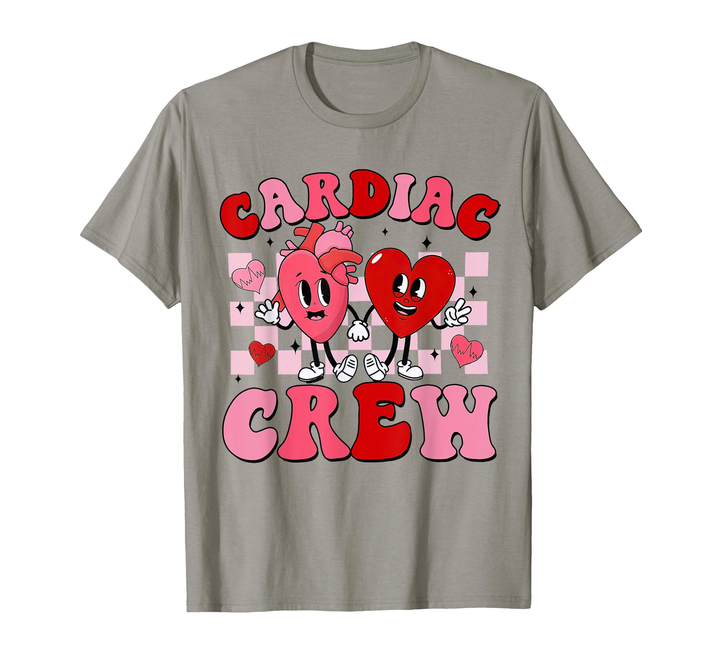 Cardiac Crew Valentine, Crew Valentine Cardiology Echo Tech T-Shirt