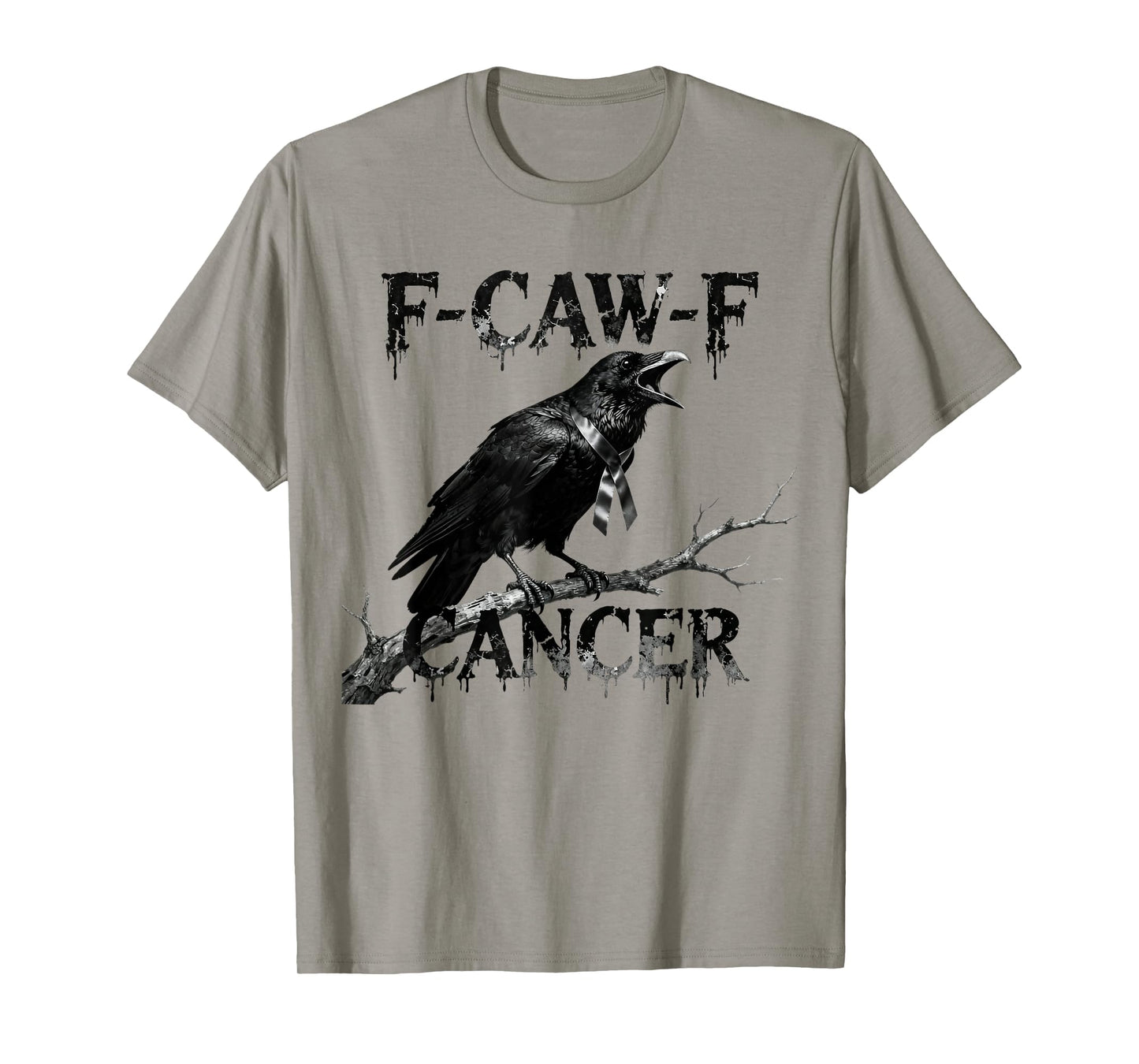 F-Caw-F Rooster Meme Chicken Humor Joke FCAWF Liver Cancer T-Shirt