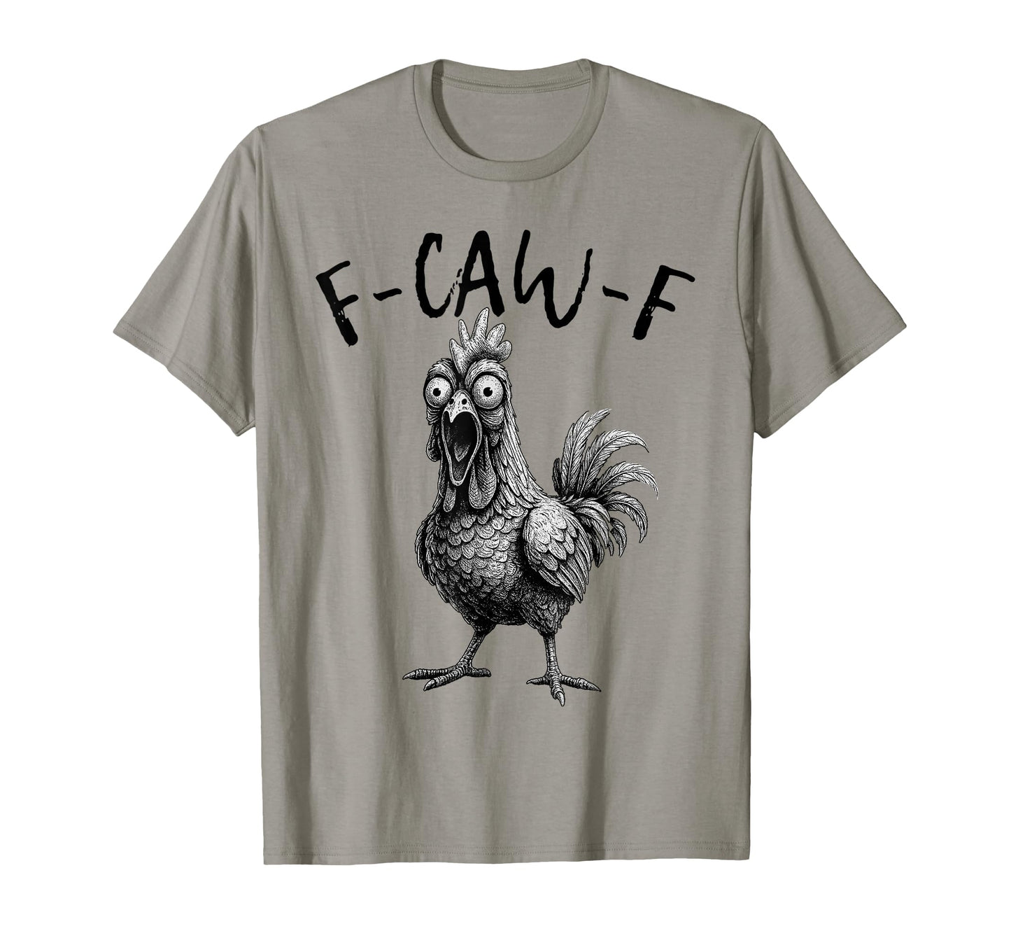 F-Caw-F Chicken FCAWF Chicken Funny Vintage T-Shirt