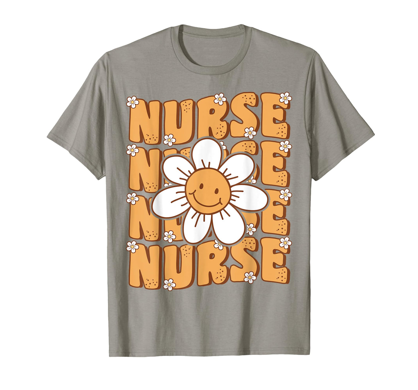 Groovy Nurse Cute Daisy Flower Retro School Nurse ICU CNA RN T-Shirt