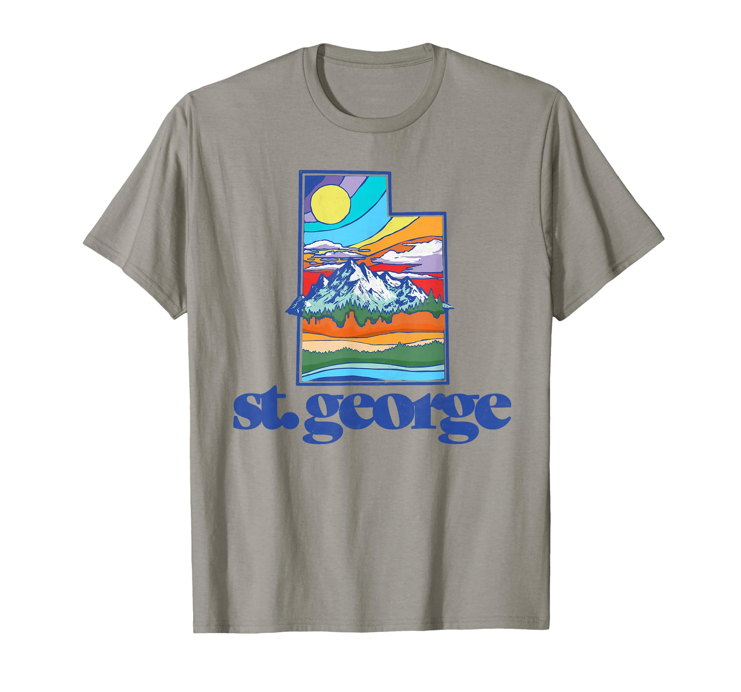 St. George Utah Vintage Nature Outdoor Graphic T-Shirt