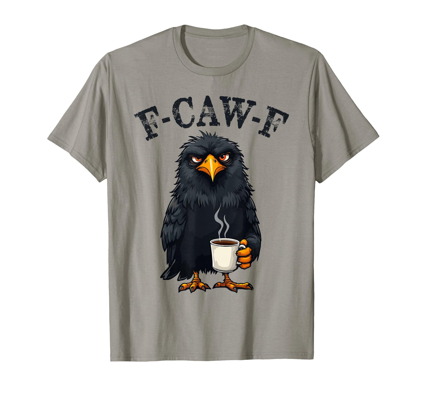 Black Crow, F-Caw-F Funny Black Bird T-Shirt