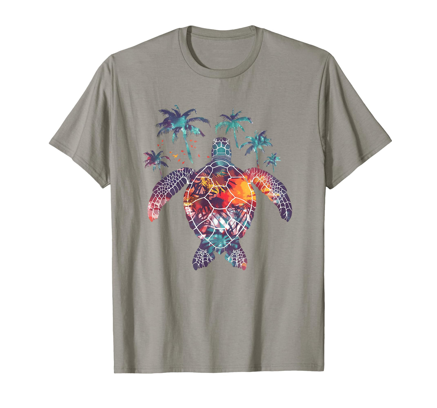 Sea Turtle Colorful Theme Shirt Sea Turtle Men Women Kids T-Shirt