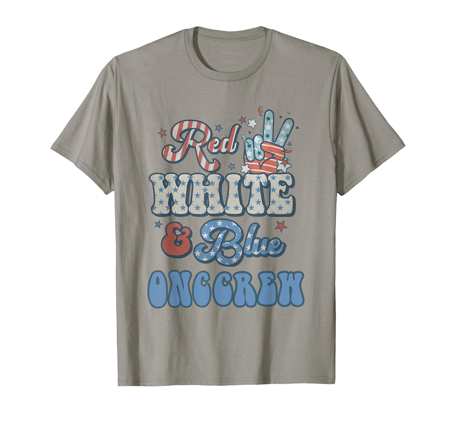 Oncology Nurse 4th of July Red White Blue Onc Crew RN T-Shirt