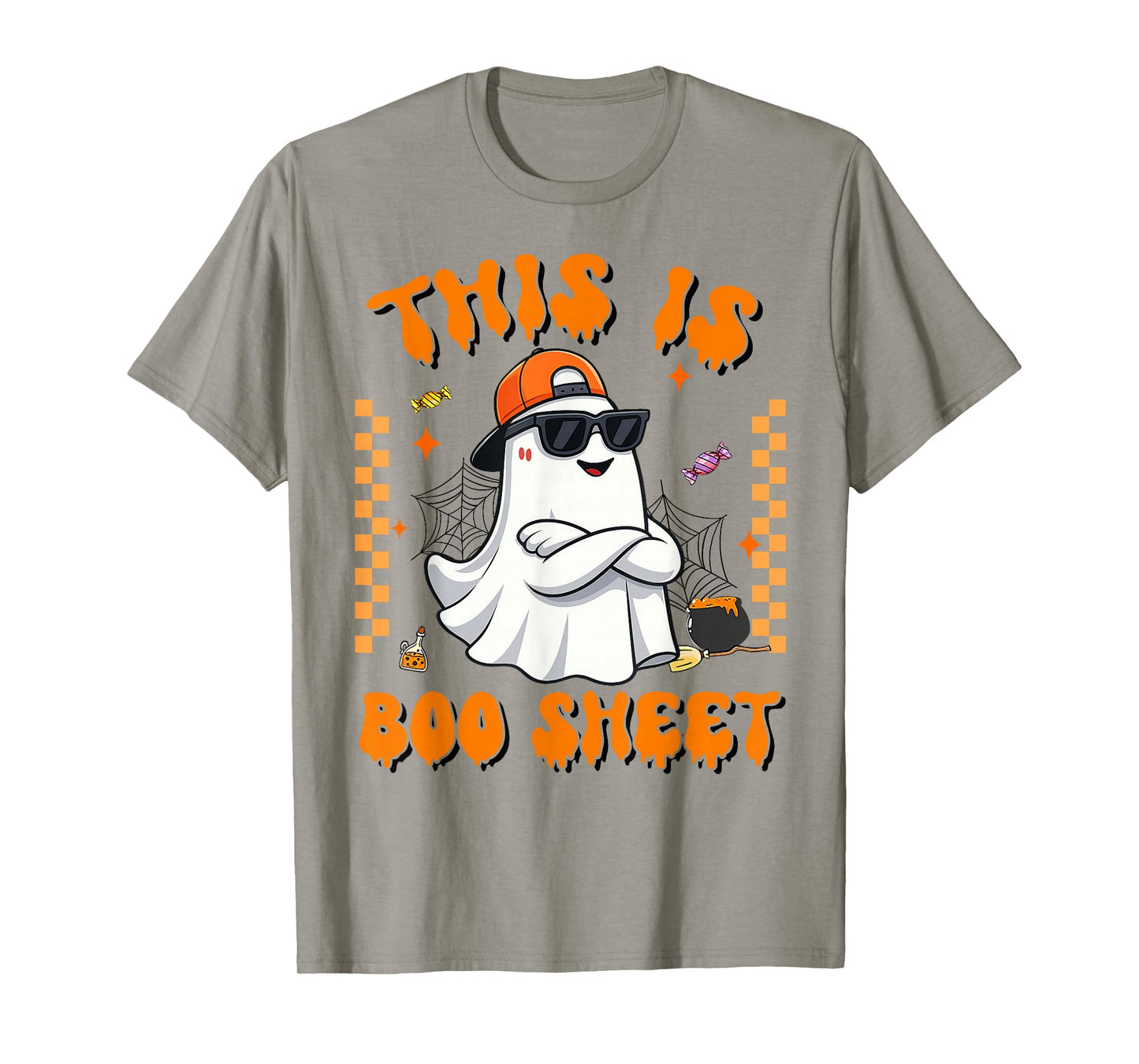 This is Boo Sheet Boo Ghost Halloween Men Women Kids T-Shirt