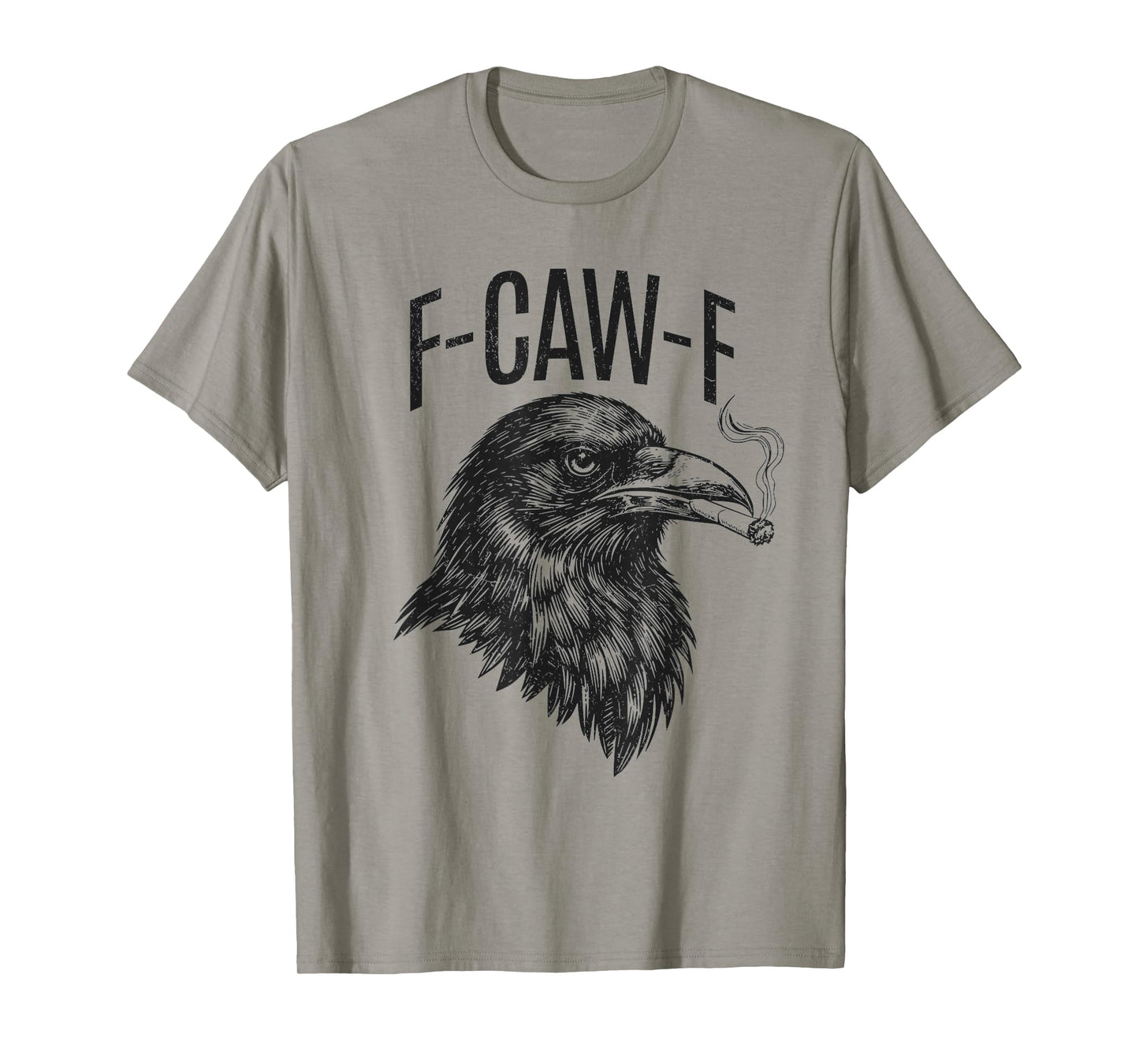 Antisocial Funny IDGAF Crow F-Caw-F T-Shirt