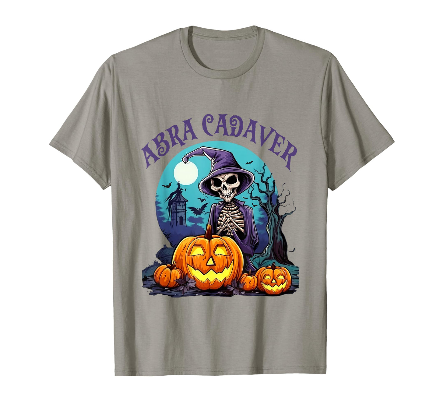 Abra Cadaver Skeleton Spooky Horror Halloween T-Shirt