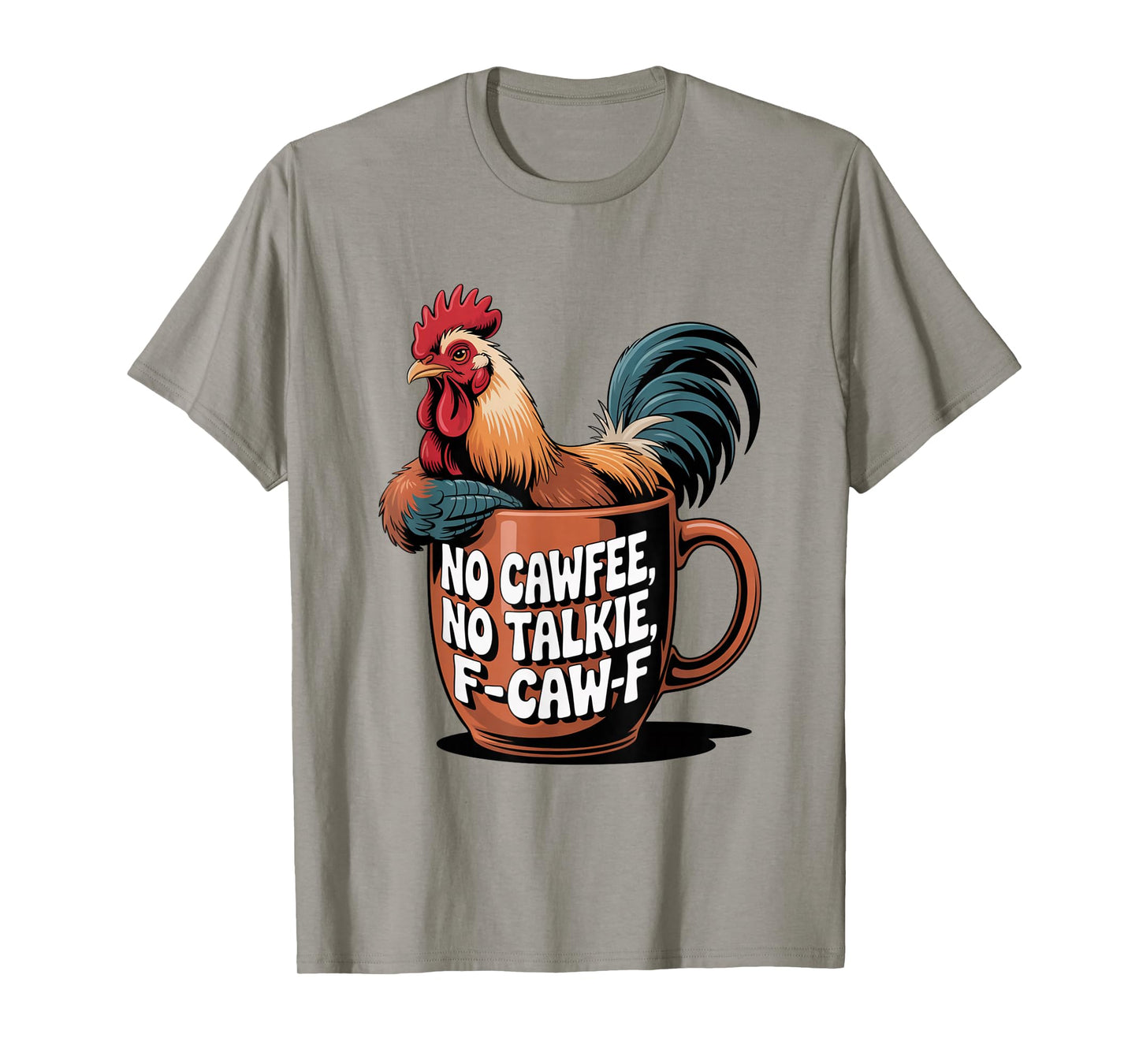 Funny Coffee Lover F-CAW-F Cawfee T-Shirt