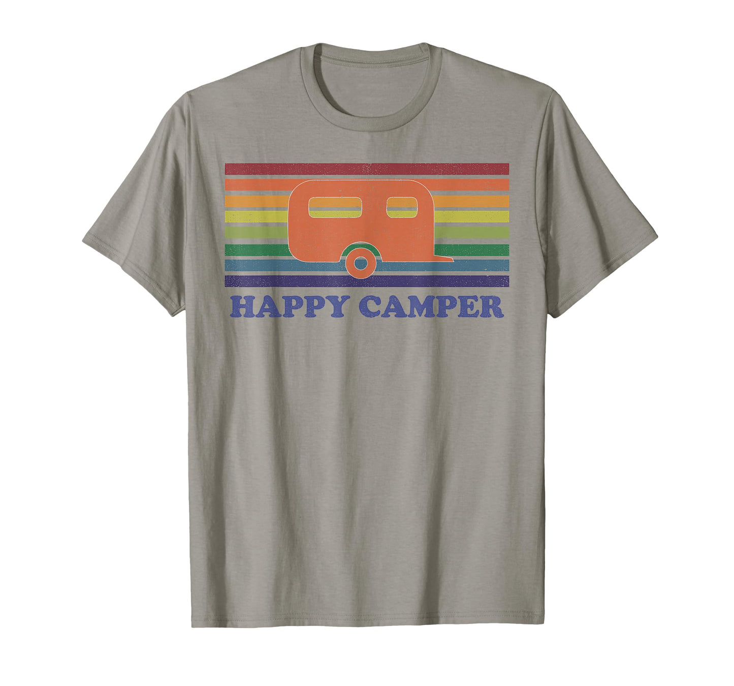Happy Camper Shirt Vintage Camping Tee