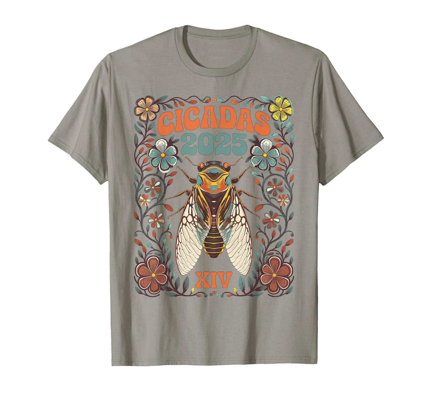 Cicada Brood XIV Summer 2025 Reunion Tour Swarm Cicadas T-Shirt
