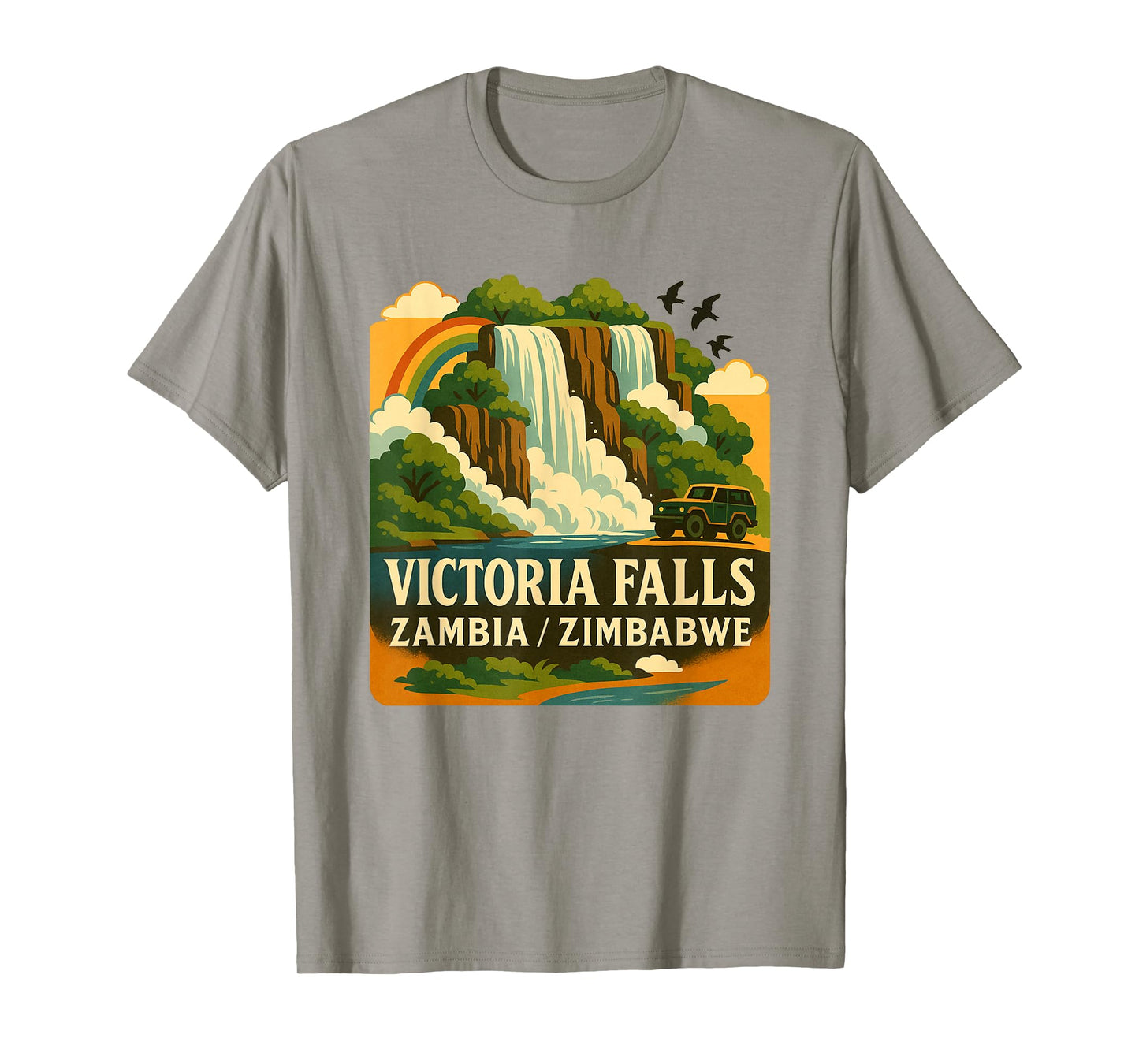 Victoria Falls Zambia Zimbabwe Traveling Nature Exploring T-Shirt