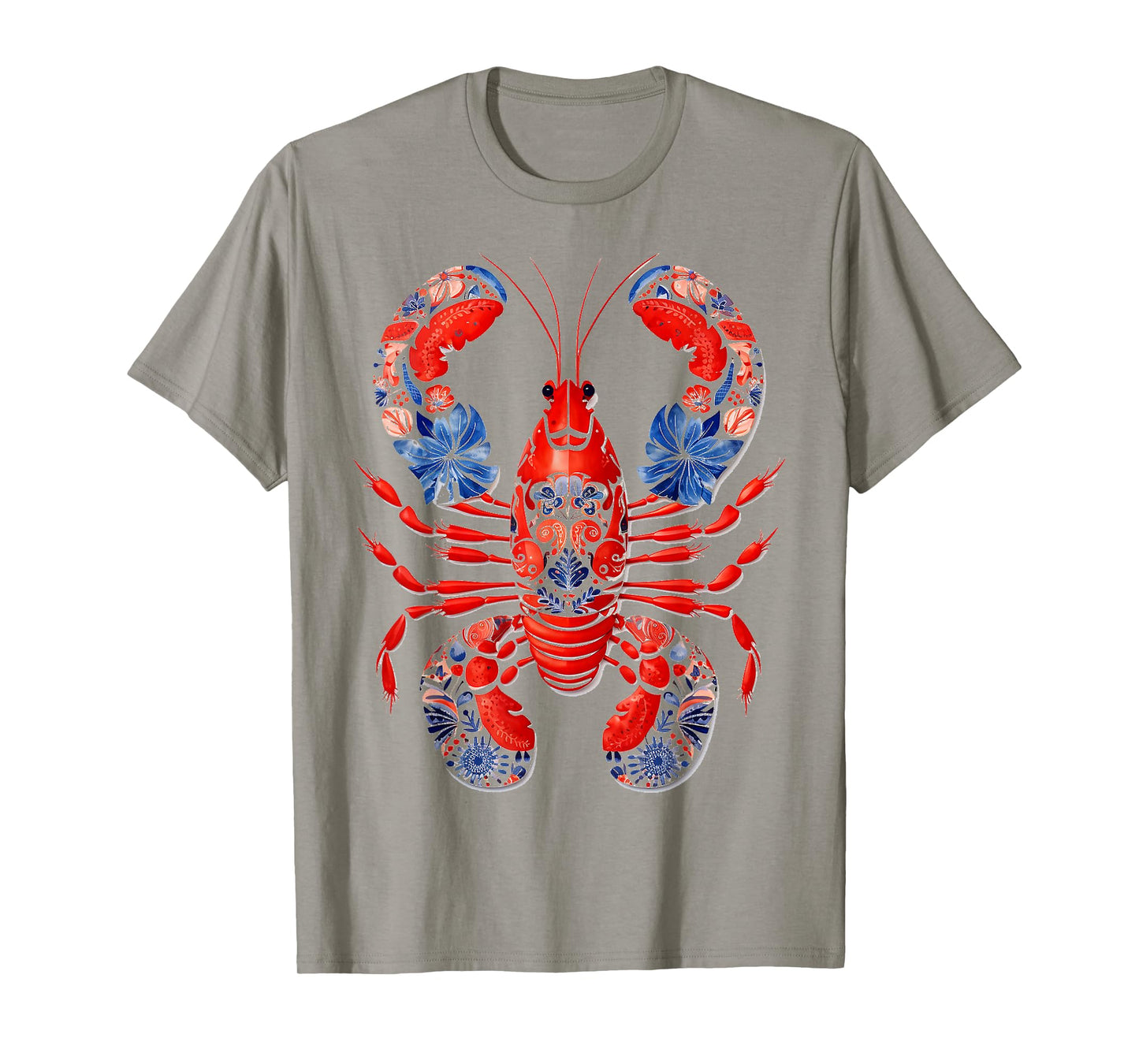 Lobster Animal Print Motif Nature Portrait Lobster T-Shirt