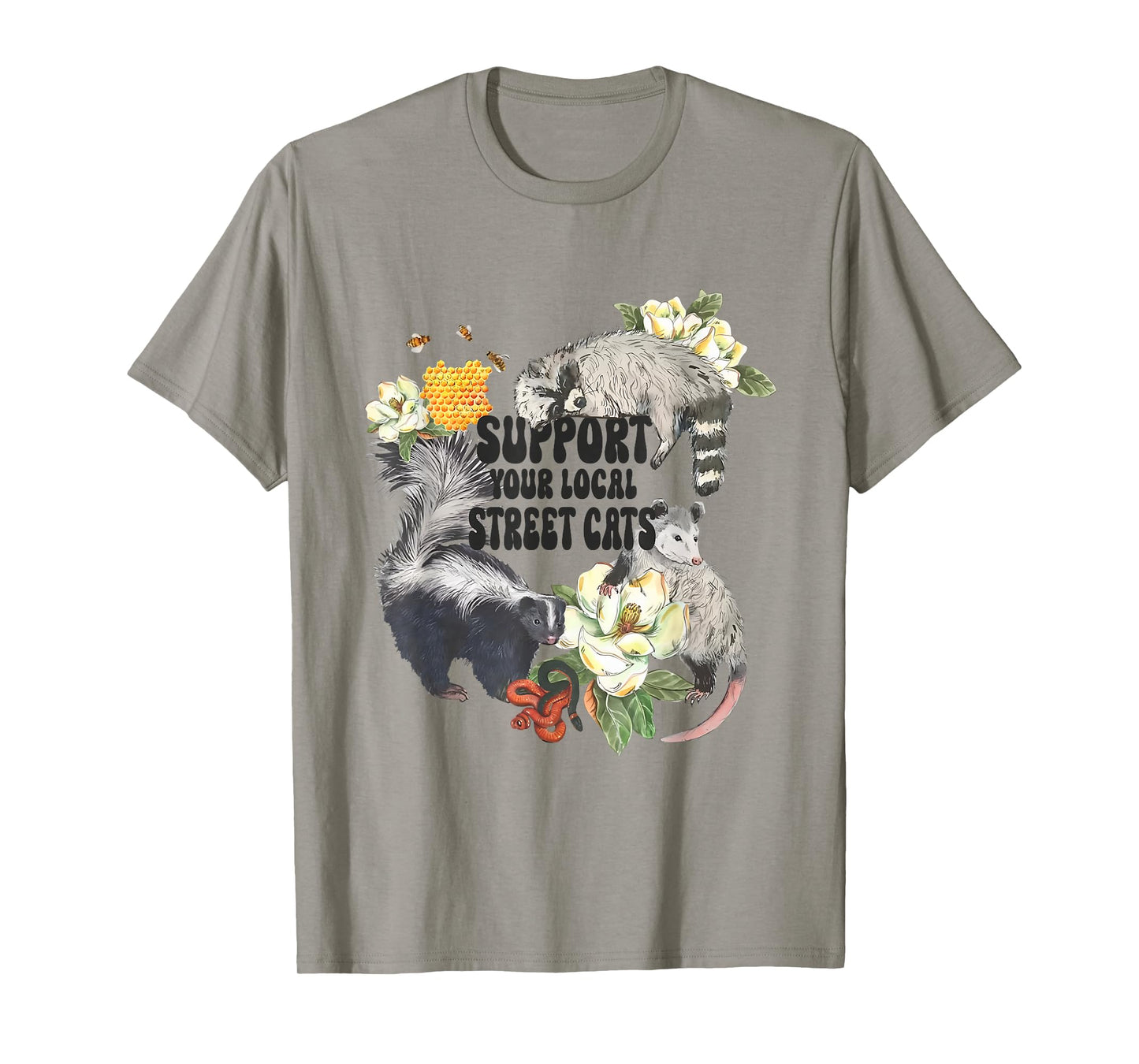 Support Your Local Street Cats Team Trash Street Cats Squad T-Shirt