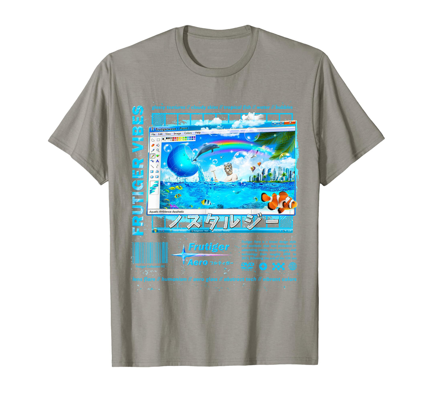 Frutiger Aero Fashion Collection - Frutiger Vibes T-Shirt