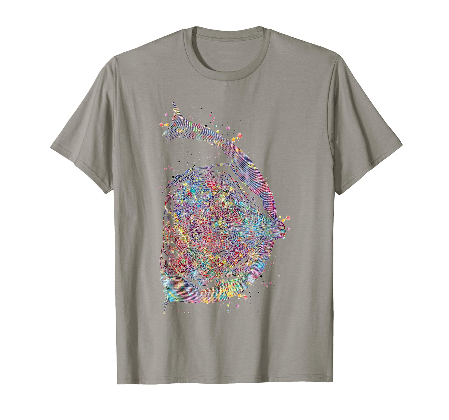 Breast Anatomy Watercolor Breast Cancer Medical T-Shirt