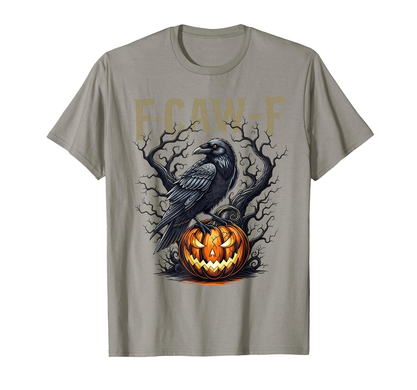 Funny F Caw F Raven Bird Saying Graphic F-Caw-F Crow T-Shirt